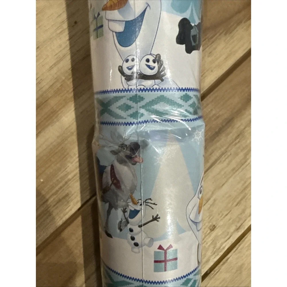 Disney Princess Frozen II Wrapping Paper 4 Roll Lot 80 Sq Ft Factory Sealed